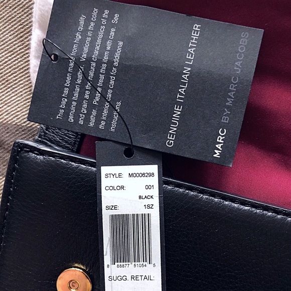 NWT!! Chick Marc by Marc Jacobs Black Clutch - Picture 6 of 8